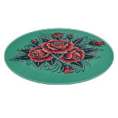 Planche À Découper Tatouage Rose Rose rouge Art (Coin)