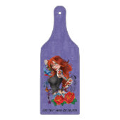 Planche À Découper Tatouages de femme rousse (Devant)