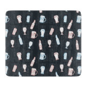 Planche À Découper Taverne Rustique Dessinée à la Main Fantaisiste po (Devant)