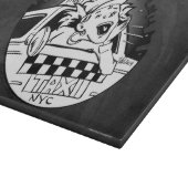 Planche À Découper Taxi fille (Coin)