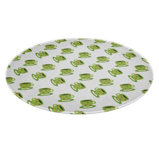 Planche À Découper Tea Cup blanc (Coin)