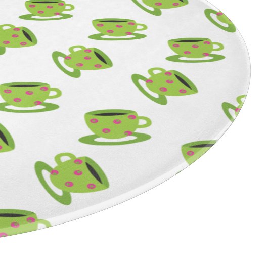 Planche À Découper Tea Cup blanc (Coin)