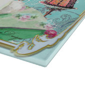 Planche À Découper Tea Party de cupcake blanc (Coin)