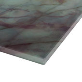 Planche À Découper Teal and Purple Fluorte Marble (Coin)