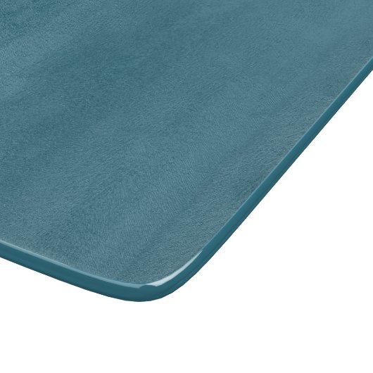Planche À Découper Teal Blue Solid (Coin)