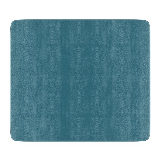 Planche À Découper Teal Blue Solid (Devant)