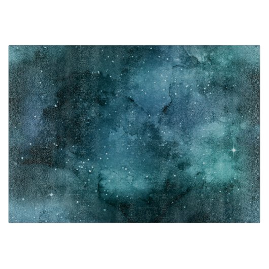 Planche À Découper Teal Galaxy Series 7 (Devant)