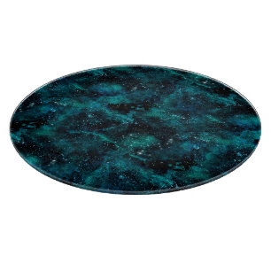 Planche À Découper Teal galaxy Series Design 4