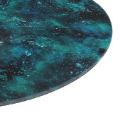 Planche À Découper Teal galaxy Series Design 4 (Coin)
