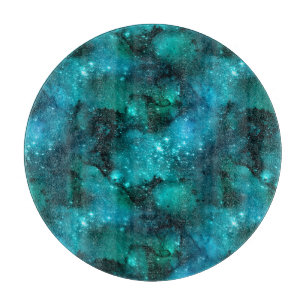 Planche À Découper Teal Galaxy Series Design 6