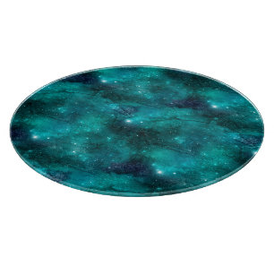 Planche À Découper Teal Galaxy Series Design 8 