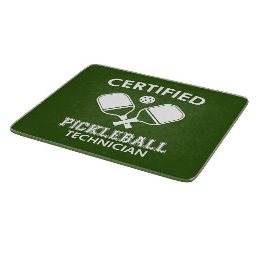 Planche À Découper Technicien certifié en Pickleball (Coin)
