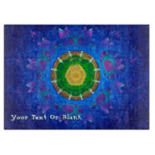 Planche À Découper Teinture à tarte bleu-vert (Devant)