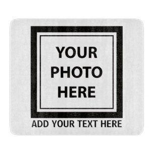Planche À Découper Télécharger une photo et ajouter du texte - Person