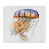 Planche À Découper Tentacles de coucher de soleil : Aquarelle côtière (Devant)