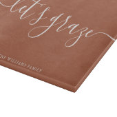 Planche À Découper Terracotta Script Charcuterie Table de pâturage fa (Coin)