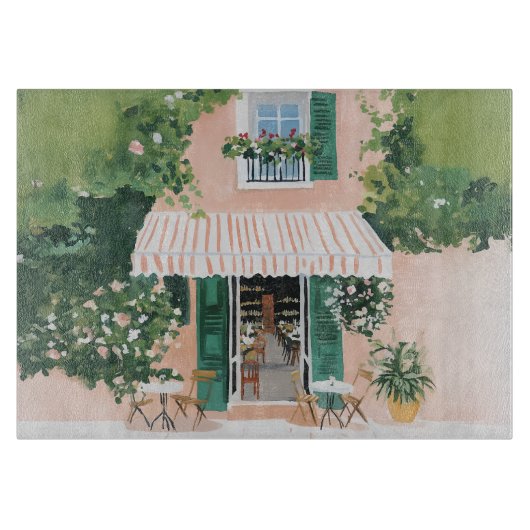 Planche À Découper Terrasse paisible à Rome (Devant)