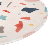 Planche À Découper Terrazzo coloré : fragments rocheux sans soudure. (Coin)