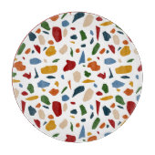 Planche À Découper Terrazzo Motif coloré (Devant)