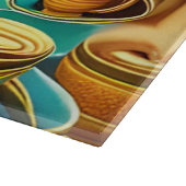 Planche À Découper Terre lunaire des tasses de café (Coin)