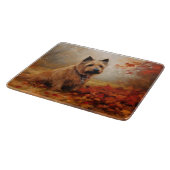 Planche À Découper Terrier australien en automne Leaves automne Inspi (Coin)