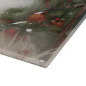 Planche À Découper Terrier Wirefox dans la neige Noël (Coin)