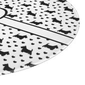 Planche À Découper Terriers écossais noirs (Chiens écossais) - Blanc (Coin)