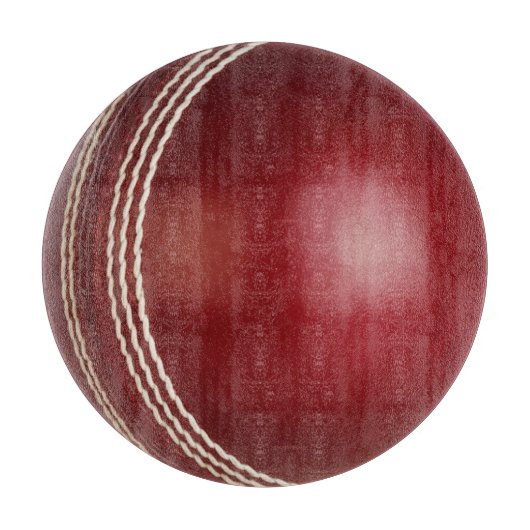 Planche À Découper Test Match Red Cricket Ball (Devant)