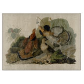 Planche À Découper Tétras rouillé vintage Audubon (Devant)