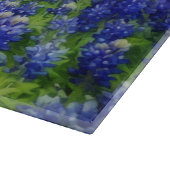 Planche À Découper Texas Bluebonnets Fleurs Bleues Art Verre (Coin)