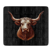 Planche À Découper Texas Longhorn (Devant)