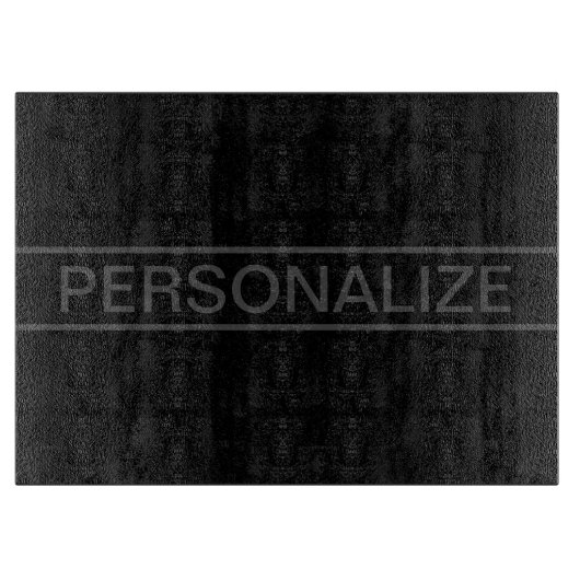 Planche À Découper Texte personnalisable | Gras moderne noir et gris  (Devant)