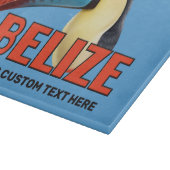 Planche À Découper Texte personnalisé BELIZE Toucan (Coin)