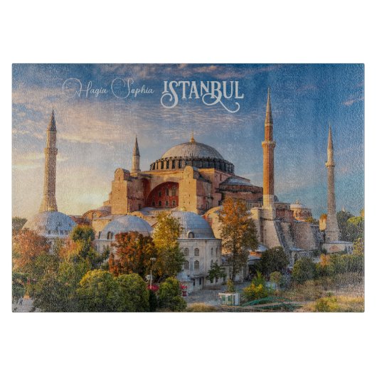Planche À Découper Texte personnalisé Istanbul (Devant)