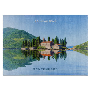 Planche À Découper Texte personnalisé Monténégro