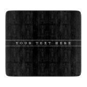 Planche À Découper Texte Simple Et Bandes Minces (Devant)