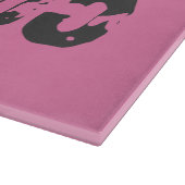Planche À Découper Texte usé et rayé Workout 247365 rose (Coin)