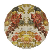 Planche À Découper Textile avec un motif floral de répétition (Devant)