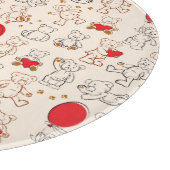 Planche À Découper Texture avec le nounours (Coin)