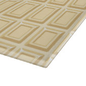 Planche À Découper Texture blanche de barre de chocolat (Coin)