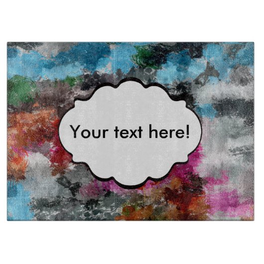 Planche À Découper Texture colorée (Devant)