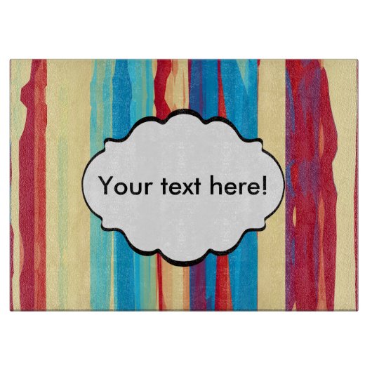 Planche À Découper Texture d'aquarelles (Devant)