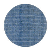 Planche À Découper Texture de liège bleu avec des lignes blanches (Devant)