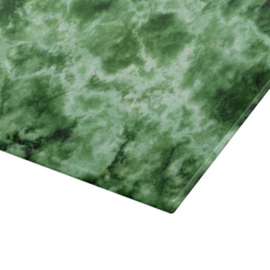 Planche À Découper Texture de marbre vert (Coin)