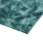 Planche À Découper Texture de marbre vert foncé (Coin)