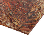 Planche À Découper Texture de roche Brown rougeâtre (Coin)