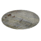 Planche À Découper Texture de zinc rouillé, arrière - plan de grunge  (Coin)