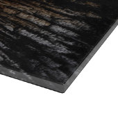 Planche À Découper Texture d'écorce d'arbre brûlé (Coin)