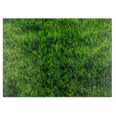 Planche À Découper Texture d'herbe verte d'un terrain de football (Devant)