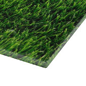Planche À Découper Texture d'herbe verte d'un terrain de football (Coin)